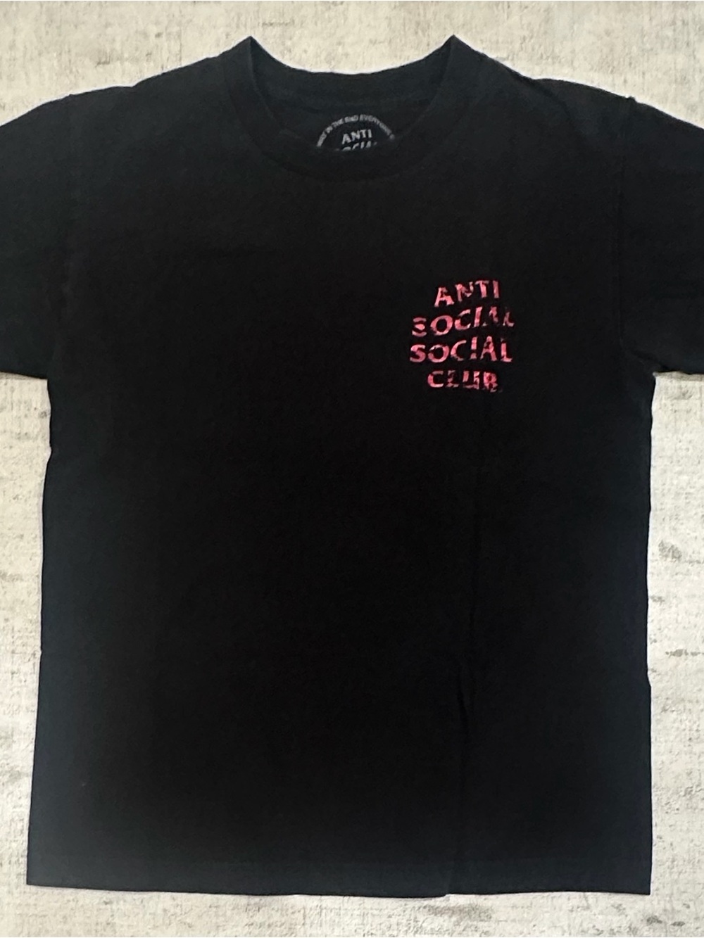 Anti Social Social Club ASSC Pink Camo Logo T-Shirt | Black Streetwear Tee